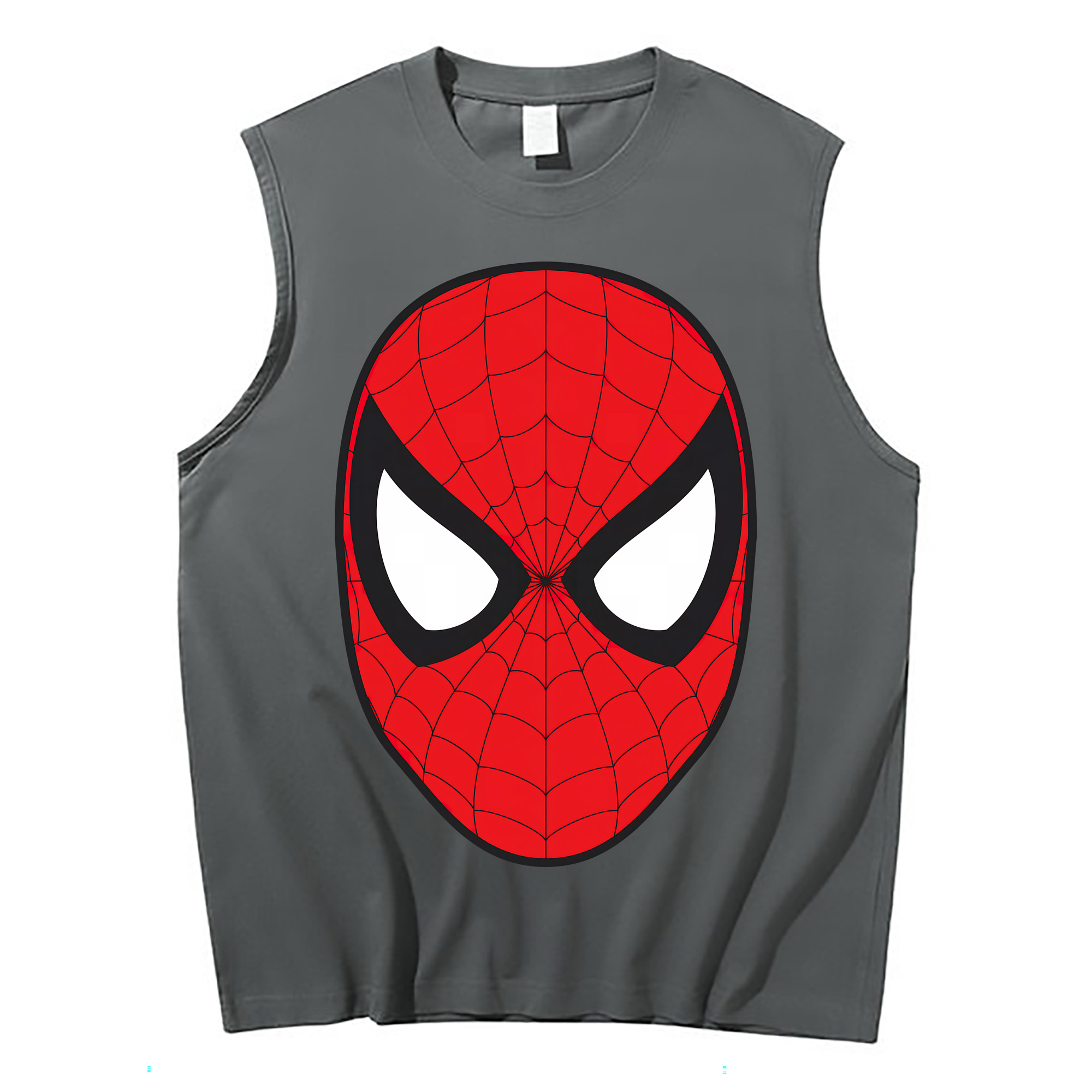 （画像用） Spider Man スパイダーマン コットン100％タンクトップ（フロントプリント）